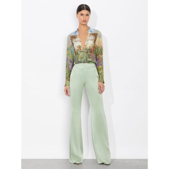 Alice + Olivia Eloise Dusk To Dawn Silk Blouse NWT $350 - Picture 2 of 14